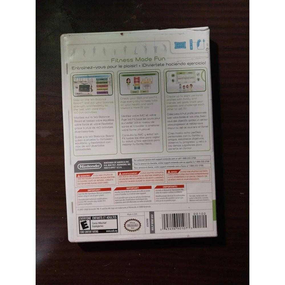 Wii Fit (Wii) No Manuel